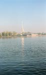 Река Нева с видом на Петропавловскую крепость 